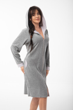 Dámský župan FR-373 Béžová s ecru - DOROTA M šedá