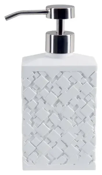 Spirella AGDA dávkovač mýdla bílý / polyresin / 320 ml