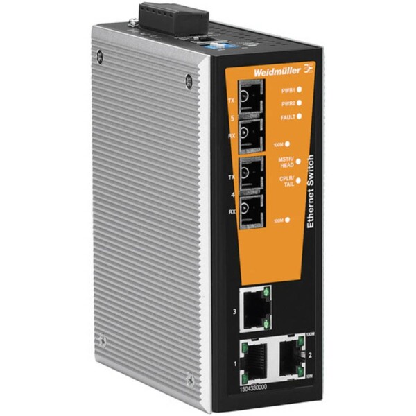 Weidmüller 1504350000 IE-SW-VL05MT-3TX-2SC průmyslový ethernetový switch 10 / 100 MBit/s