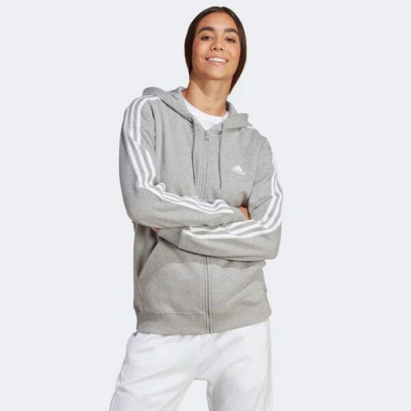 Dámské tričko 3 Stripes Full-Zip R HD W I9917 - Adidas XS