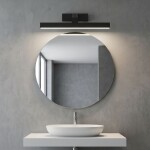Koupelnové nástěnné LED svítidlo SWE010-1W 43cm BLACK OSW-20109