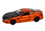 Mamido Sportovní kovové auto s třecím pohonem a otevíracími prvky 1:24 oranžové