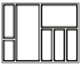 Agoform příborník Sky 700 barva: antracit