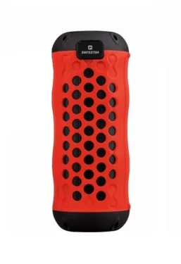 SWISSTEN X-BOOM červená / Bluetooth reproduktor / IPX5 / 2x5W / 2000mAh (52104001)