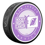 Mustang Puk New Jersey Devils NHL Hockey Fights Cancer