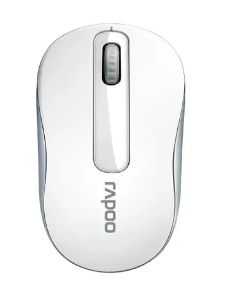 Rapoo M10+ bílá / bezdrátová optická myš / 1000 DPI / 2.4 Ghz / 3 tl. + kolečko / 1x AA baterie (6940056172990)