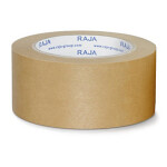36 x Papírová lepicí páska 50mm, návin 50m, standardní 57g/m2, bílá, tloušťka 110µm | RAJA
