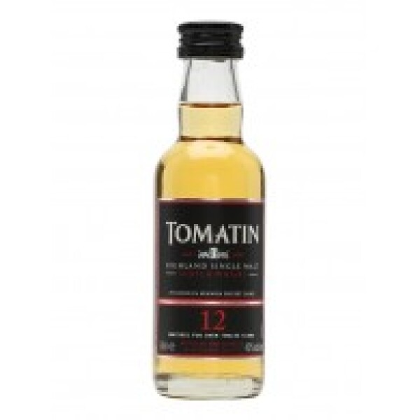 Tomatin Whisky 12y 43% 0,05 l (holá lahev)