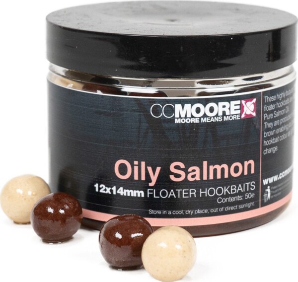 CC Moore Boilie Oily Salmon Floater Hookbaits - 12x14mm,CC Moore Boilie Oily Salmon Floater Hookbaits - 12x14mm