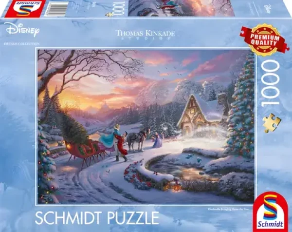 SCHMIDT Puzzle Disney: Popelka s princem o Vánocích
