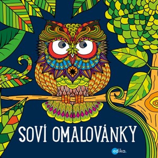 Soví omalovánky