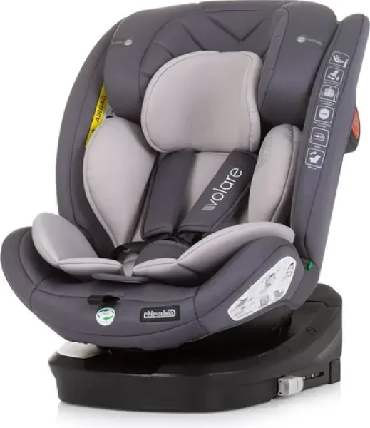 CHIPOLINO Autosedačka Volare i-Size 40-150cm Isofix 360 Granite (STKVLR02402GN)