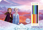 Ledové království - Kreslící set s pastelkami