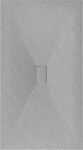 MEXEN - Hugo brodzik prostokątny SMC 150 x 100, szary 42611015