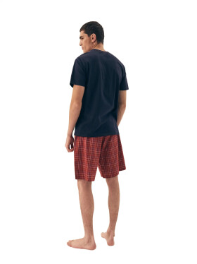 Pánské pyžamo Dash 42622 darkblue - HENDERSON tmavě modrá XXL