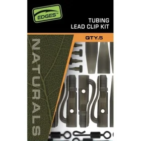 FOX Edges Tubing Leadclip Kit Naturals Green / Sada na montáž / 5 ks (CAC916)
