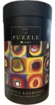 INTERDRUK Puzzle Art 12: Barevná studie: Čtverce se soustřednými kruhy