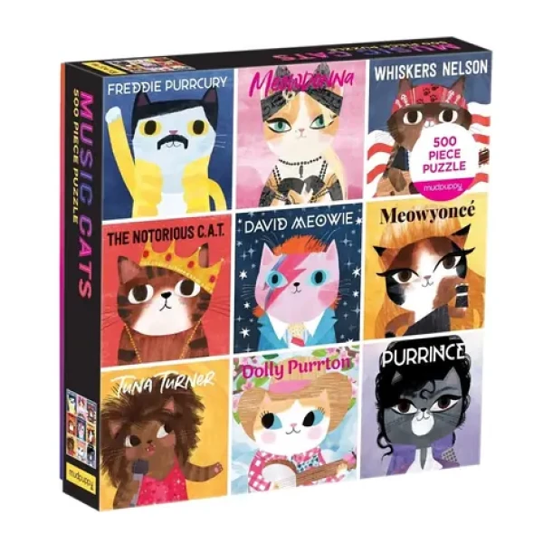 Mudpuppy Puzzle Music Cats