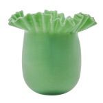 House Doctor Skleněná váza Flee Green, zelená barva, sklo