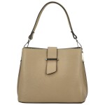 Dámská kožená crossbody kabelka Marianna, taupe