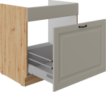 Spodní skříňka pod dřez Stilo 80 ZL 1S BB - Premium Box Barva korpusu: Bílá, Barva dvířek: Dust Grey