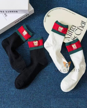 Ponožky Magnetis YN5045 Medvídek YN5045 bílá univerzální