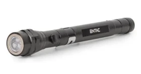 Entac svítilna s teleskopickým krkem černá / Svítilna / LED 1W / 30 lm / 4x LR44 / IP44 (EFL-1W-FLEX-ALU)
