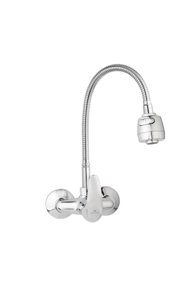 JB Sanitary Nástěnná baterie SLIM, rozteč 100 mm, pružné ramínko A10 33 90