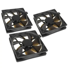 Noiseblocker BlackSilent Pro Fan PLPS černá 3ks / 120mm / 24 dB @ 1500 RPM / 58.86 CFM / 4-Pin PWM (LUBU-027)