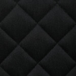 Jídelní židle, černá, sametová látka, DCL-973 BK4