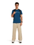 Pánské merino triko s krátkým rukávem ICEBREAKER Mens 150 Tech Lite SS Tee Massif, Atlantis velikost: L