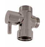 RAV Slezák - Keramický přepínač ke sprchovým tyčím , Metal Grey - lesklá MD0629MGL MD0629MGL