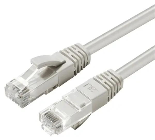 MicroConnect CAT6a U/UTP 1m šedá / LSZH (MC-UTP6A01)