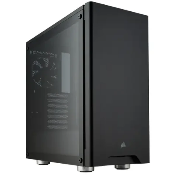 Corsair Carbide 275R TG černá / ATX / 2x USB 3.0 / 2 x 120 mm / bez zdroje / průhledná bočnice / tvrzené sklo (CC-9011132-WW)
