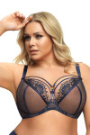 PARADISE K496 NAVY BLUE SOFT BRA tmavě modrá 65I