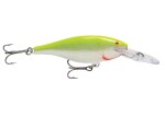 Rapala Wobler Shad Rap Deep Runner Silver Fluorescent Chartreuse,Rapala Wobler Shad Rap Deep Runner Silver Fluorescent Chartreuse