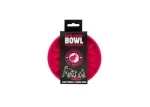 KIWI WALKER Lízací miska Flower Mini růžová / Proti hltání / průměr 14 cm (FDP-711)