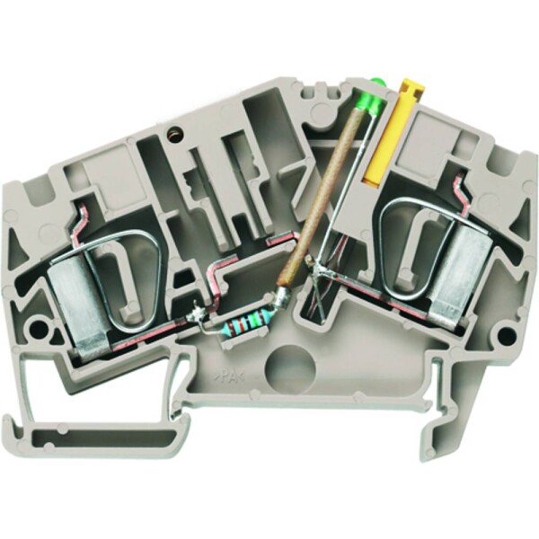 Weidmüller 8817930000 zkušební oddělovací řadová svorka pružinová svorka Tmavě béžová 10 ks