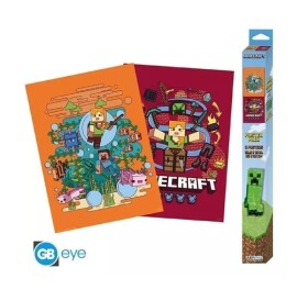 Set plakátů Minecraft 2ks