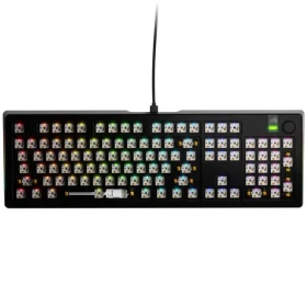 Glorious GMMK 3 Pro 100% barebone ANSI černá / herní 100% / USB-C / bez spínačů / ANSI layout / RGB / 1.4m (GLO-KB-GMMK3-PRO-100-BB-W-BLK-US)