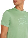 ICEBREAKER Mens Mer 125 Cool-Lite Sphere SS Tee Across, Seaglass velikost: M