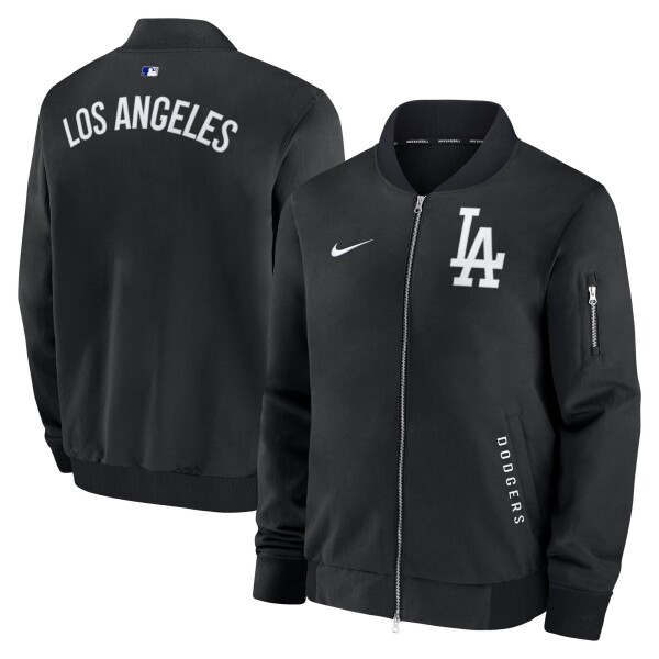Nike Pánská bunda Los Angeles Dodgers MLB 2026 Authentic Dugout Bomber Velikost: L