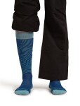 ICEBREAKER Wmns Ski+ Light OTC Mountain Contour, Atlantis/Hydro/Acid Pink velikost: 38-40 (M)