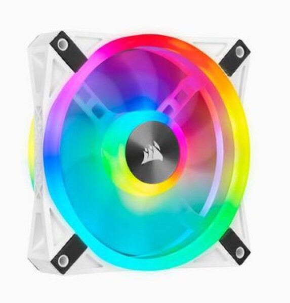 Corsair iCUE QL120 RGB PWM 120mm / PWM ventilátor / 120mm / 1500RPM / 26 dBA / Adresovatelné RGB LED / bílá (CO-9050097-WW)