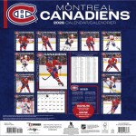 JF Turner Kalendář Montreal Canadiens NHL 2026 Wall Calendar