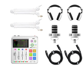 Rode Two-person podcasting bundle - White