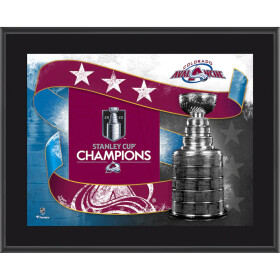 Fanatics Plaketa Colorado Avalanche 2022 Stanley Cup Champions 10.5" x 13" Champions Logo Sublimated Plaque