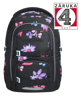 Školní batoh PORTER Floral Artnight, AGR certifikát