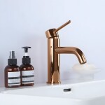 REA - Umyvadlová baterie LUNGO Copper nízká REA-B7998
