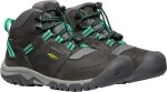 Trekové boty Keen RIDGE FLEX MID WP YOUTH magnet/greenlake Velikost: 37